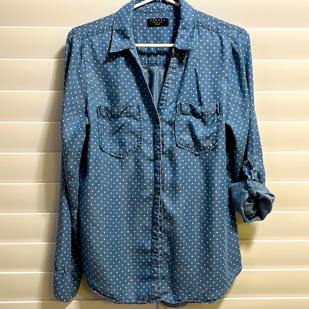 Tinsel, long sleeve shirt
